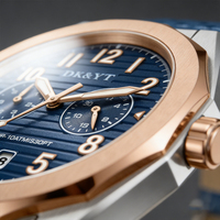 Montre à quartz pour homme DK&YT, design tendance, luxe, grand cadran, affichage lumineux de la semaine, bracelet en cuir, mouvement à quartz