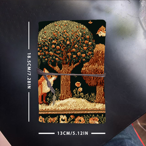 A6 Journal, un compañero práctico para las notas de estudio de campo de los estudiantes de ciencias ambientales con zorro Árboles Pájaros Flores Impresiones en - Product Image 6