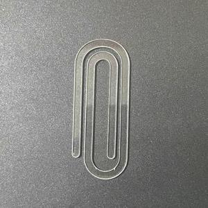 DIY unik klip kertas akrilik pembatas buku Custom sublimasi klip kertas kosong untuk <span class=keywords><strong>Promo</strong></span> Ads Notebook pemegang kartu File - Product Image 6