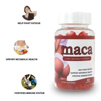 Gummies Maca Plus pour des courbes de fesses volumineuses, amélioration des hanches, extrait de racine de Maca noire, booster de fesses pour femmes