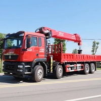 Promotion Spéciale : Camion Grue Télescopique Sinotruk 8x4 de 16 Tonnes, Hauteur de Levage de 23m, Grue Montée sur Camion pour la Construction et le Levage de Cargaisons