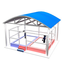 Petit parc d'attractions avec trampoline et toboggan, nouveau centre de jeux pour maternelle, aire de jeux intérieure pour enfants