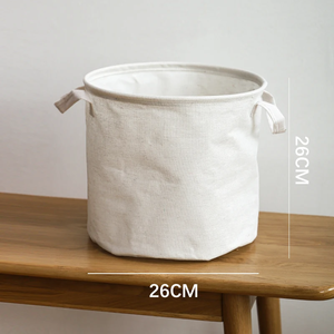 Cesto de <span class=keywords><strong>Ropa</strong></span> Sucia Personalizado para <span class=keywords><strong>Ropa</strong></span> y Toallas, Bolsa de Lavandería de Algodón Orgánico, Ideal para Baño y Dormitorio - Product Image 3