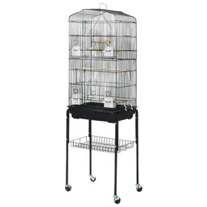 Perroquet amour oiseaux canari acier inoxydable métal Cages d'élevage d'oiseaux à vendre décoration de mariage vol Extra grand Cage à oiseaux