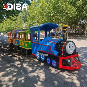 Train commercial sans rails à structure en fer pour parcs d'attractions, centres commerciaux et musées - Product Image 1