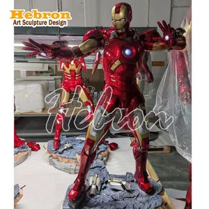 งานประติมากรรมเรืองแสงไอรอนแมน 1 2 MK7 ของแท้จาก Marvel ป้องกันฮัลค์ ตกแต่งห้องนั่งเล่น - Product Image 2