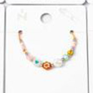 Small Flower Pearl <b>Beaded</b> <b>Bracelet</b> Stainless Steel Handmade 12Pcs Set Gift Unisex Cute Style - Product Image 6