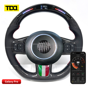 Volant en fibre de carbone LED personnalisé TDD pour Fiat Abarth 595 595C 695 695C 500 500C - Product Image 3