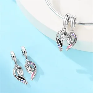 Original 925 Sterling Silber Charm-Perlen Leuchtende Laterne Engel Magische Katze Dschungel Anhänger-Perle für Armband Charm-Schmuck - Product Image 2