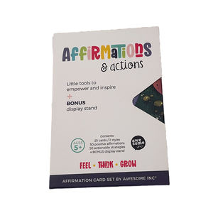 Tarjetas de Afirmación con Logotipo Personalizado OEM, Tarjetas Inspiradoras Personalizadas para Conjuntos de Regalo de Bienestar Corporativo - Product Image 5