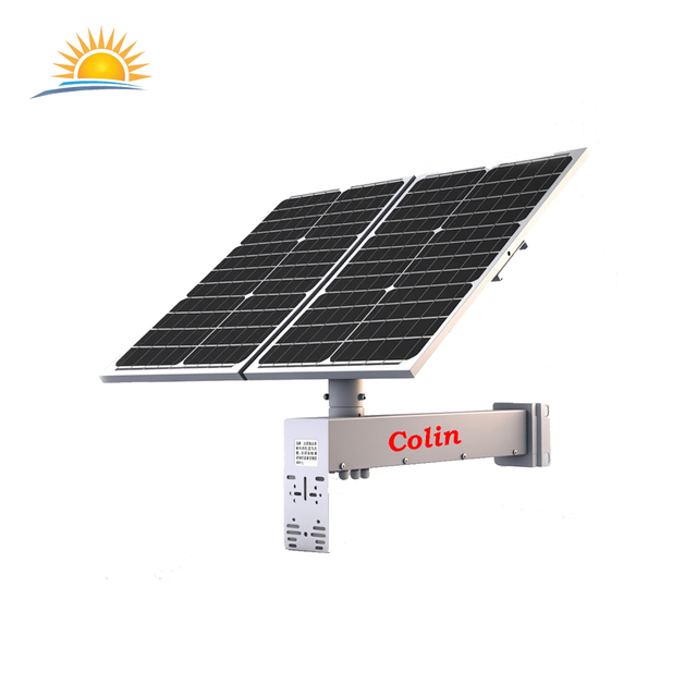 Faster Shipping 80W Panel 40AH 444Wh DC12V 5V 24V Mppt Full Kit Apply for Landslide Reservoir Forest Outside Cctv Monitoring