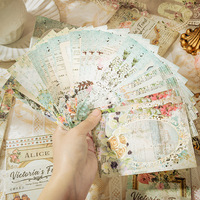 30 pezzi/pacco di carta con Collage di bordo in pizzo di carta vittoriana per la decorazione di fogli di carta 6 modelli