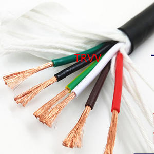 Câble de commande flexible en cuivre TRVV, isolé en PVC, multiconducteurs, indice de protection IP67, pour lignes de production automatisées et applications robotiques - Product Image 1