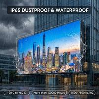 Pantalla LED para Exteriores P5, Resistente a la Intemperie, para Centros Comerciales, Patios, Publicidad de Alimentos, Bebidas y Comercios Minoristas