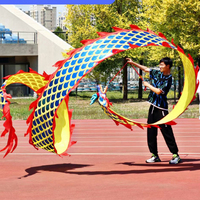 Danse du dragon sportive personnalisée, 6m, 8m, 10m, 12m, danse du dragon carrée