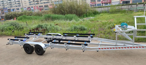 <span class=keywords><strong>Remolque</strong></span> catamarán aluminio literas madera eje tándem 9,8 m - Product Image 4