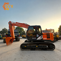 Оригинальный главный регулирующий клапан ZX130, 66 кВт, объем ковша 0,53 м³, 13-тонный б/у экскаватор Hitachi для очистки от гравия и выполнения гражданских работ
