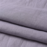 Vente en gros 100% tissu de lin lavé teinture unie respirant pour lit et rideau 280cm utilisation pour Textile à la maison et rembourrage