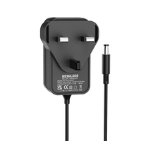 Adaptateur secteur DC 12V 3A/9V 3A/15V 2A/24V 1.5A multi-prises US EU UK en matériau PC noir et blanc pour bandes LED et moniteurs, certifié FCC CE UKCA