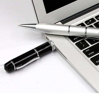 Flash Drive USB Logam USB 3.0 USB 2.0 Tahan Air Perak Perangkat Penyimpanan Hadiah