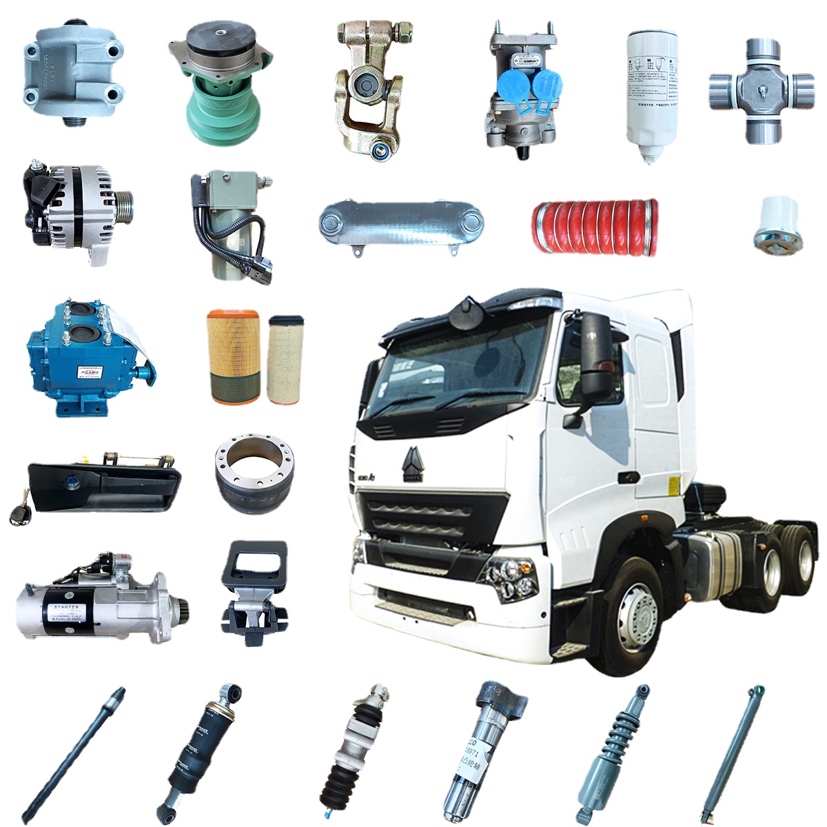 Shacman Sinotruk Sinotruck Howo Truck Cabin Flip Bush