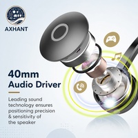 Headset ENC Berkabel Over Ear USB Stereo dengan Kontrol Volume dan Mikrofon Boom untuk Call Center Bisnis