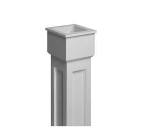Anysize Square <strong>Fluted</strong> Panel <strong>Column</strong> PVC on -trend Select Ex-factory Price Insect-resistant Time-tested - Product Image 5