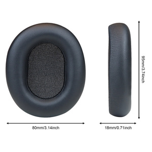 Coussinets d'oreille en cuir protéiné pour écouteurs Panasonic RP-HTX80 HTX7, coussinets de remplacement, réduction du bruit - Product Image 5