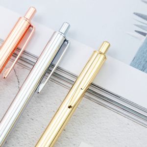 Premium Rose <b>Gold</b> Click - Elegant Metal Ballpoint <b>Pen</b> for Promotional Gifts & Corporate Giveaways - Product Image 2