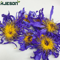 Fleur de lotus bleue séchée en vrac, vente en gros, extrait d'herbes 100% de qualité alimentaire, fleurs de lotus bleues séchées, Nymphaea Caerulea