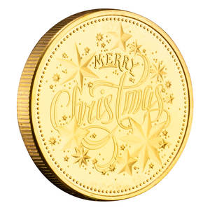 圣诞快乐新年快乐镀金纪念币圣诞老人许愿硬币纪念品和圣诞礼物 - Product Image 6