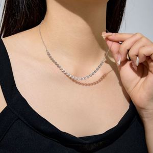 Collier à pendentifs à plusieurs couches en argent 925 plaqué rhodium, design exquis Dylam, bijoux fins pour femmes - Product Image 4