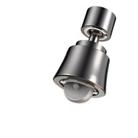 Nouvel Aérateur de Robinet de Cuisine Universel Rotatif à 360° Économiseur d'Eau, Prolongateur de Robinet Anti-éclaboussures, Design Minimaliste Moderne, Garantie 1 An