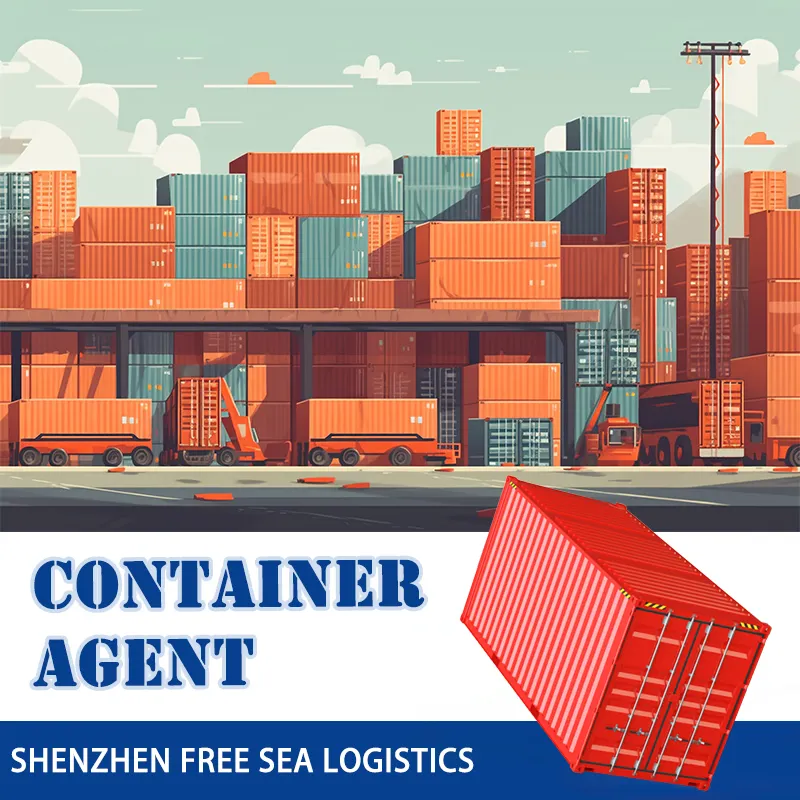 Second container to sell for outside customer to transport goods by sea