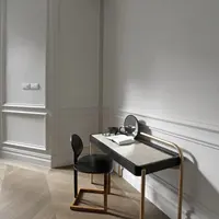 2022 מכירה לוהטת איטלקי עיצוב פשוט soild עץ כיסא resser כיסא מיטת חדר שרפרף עם משענת לונה כיסא