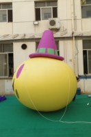 Grande Citrouille Gonflable avec Sombrero pour Installation Artistique, Gonflable Promotionnel pour Centres Commerciaux et Événements