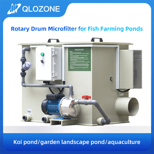 Precio de fábrica QihangRAS, filtro de tambor rotatorio de 30000 litros por hora para estanque Koi, acuicultura, piscicultura, filtro de tambor de 30 M3/<span class=keywords><strong>H</strong></span> - Product Image 2
