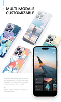Sublimación de Fotos HD Personalizable para Teléfonos Móviles, Impresora Plotter con Interfaz USB para Laminación de Carcasas