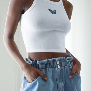 <strong>Women</strong> Casual Basic Solid Tank <strong>Top</strong> Cami Slimming Comfort <strong>Vest</strong> Sports Yoga Croptop Fitness Running Workout <strong>Tops</strong> Slim-Fit Camisole - Product Image 2