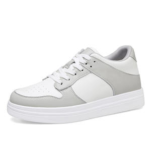 Chaussures pour hommes à talon compensé invisible de 8 cm, nouvelle collection, respirantes, en cuir de vachette double couche, doublure en microfibre, style coréen - Product Image 5