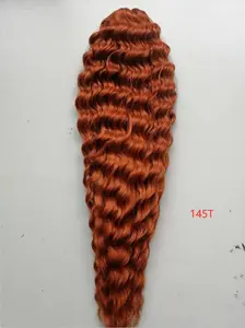 All'ingrosso Water Wave Crochet 30 pollici onda profonda Twist Hair dea sintetica trecce capelli ondulati Ombre estensione dei capelli biondi