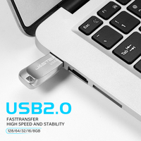 Flashdisk Metal OEM 8GB 2.0 Cle USB Key 4GB Disk Thumb Drive 8GB 16GB Pendrive