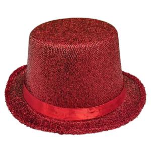 Sombrero de Copa Alto con Lentejuelas Brillantes para Hombres y Mujeres, Disfraz Elegante, Actuaciones de Magos, Espectáculo de Magia, Fiesta, Escenario, Carnaval, Personalizable - Product Image 3