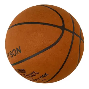 Bola de basquete PU macia estilo original para show de performance de palco, basquete de rua tamanho 7/6/5/4 estilo livre