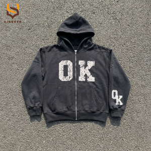 OEM Custom <b>Men's</b> <b>Zip</b> up Hoodie <b>Shorts</b> Set Oversized Heavyweight French Terry Streetwear Two Piece Tracksuit Manufacturer - Product Image 3