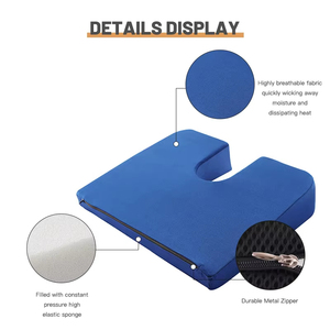 Cuscino <span class=keywords><strong>per</strong></span> Seduta Regolabile in Memory Foam con Gel <span class=keywords><strong>per</strong></span> Comfort Migliorato, Supporto Lombare <span class=keywords><strong>per</strong></span> Sedia da Ufficio, Sollievo dal Dolore <span class=keywords><strong>per</strong></span> Sedute Prolungate - Product Image 2