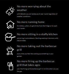 Barbecue GODI élégant et minimaliste en acier inoxydable, adapté aux armoires de cuisine extérieures - Product Image 3