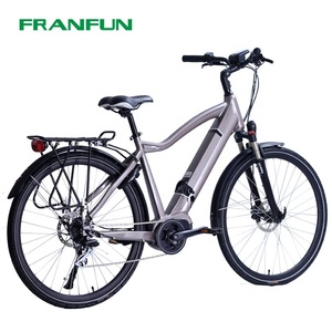 Vélo de route électrique longue <span class=keywords><strong>distance</strong></span> 36V17.5A CE ROHS 80KM avec moteur central Bafang M420 350W - Product Image 4