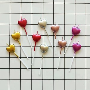 Bougies d'anniversaire en forme d'étoile, sans fumée, écologiques, en cire de soja de qualité alimentaire, pour décorations de gâteaux de fête du premier anniversaire des enfants - Product Image 2