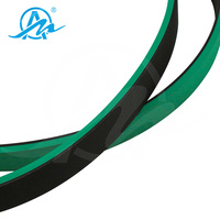 Ceinture en caoutchouc verte de ceinture de colle de dossier de haute qualité de prix usine-vert